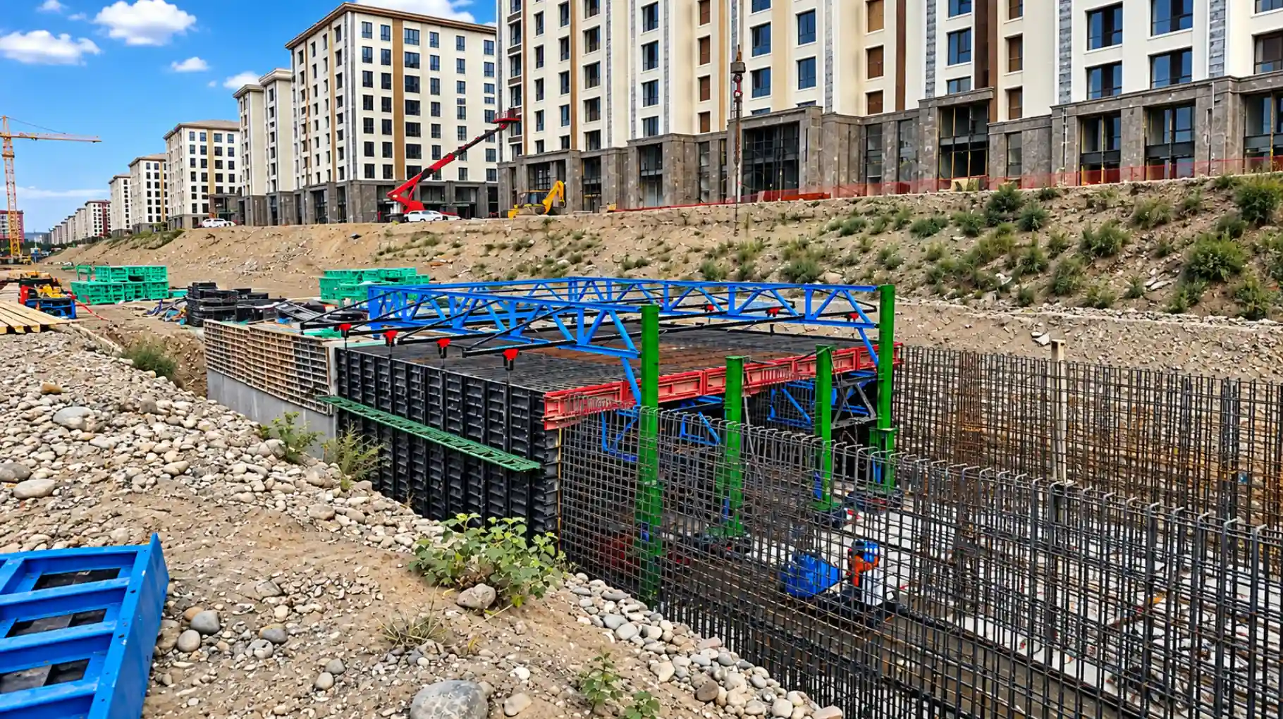 Özbekistan Taşkent metro menfez kalıbı